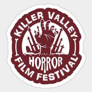 Horror Fest - WHITE LOGO Sticker